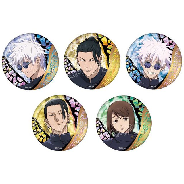 呪術廻戦 螺鈿風シリーズ　箔押し缶バッジVol.3　全種セット（2025年5月下旬以降発売予定）