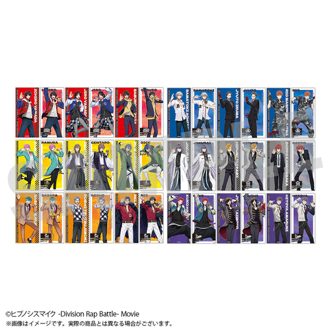 ヒプノシスマイク トレーディングクリアマーカー（2枚組） 全18種【単品】