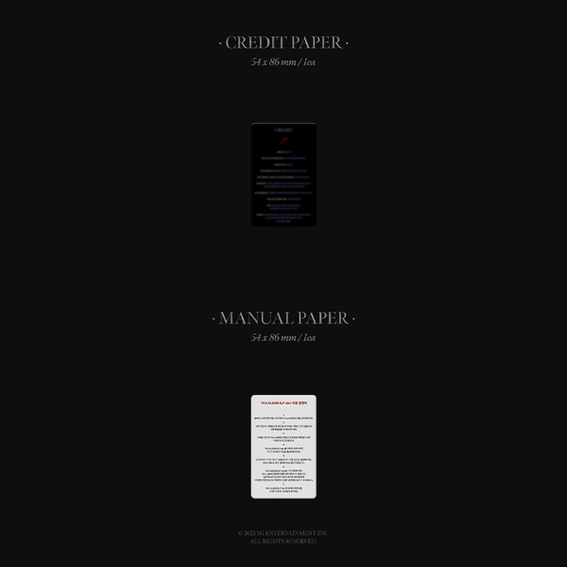 JISOO/FIRST SINGLE ALBUM [ME] YG TAG ALBUM (LP Ver.) A Ver.