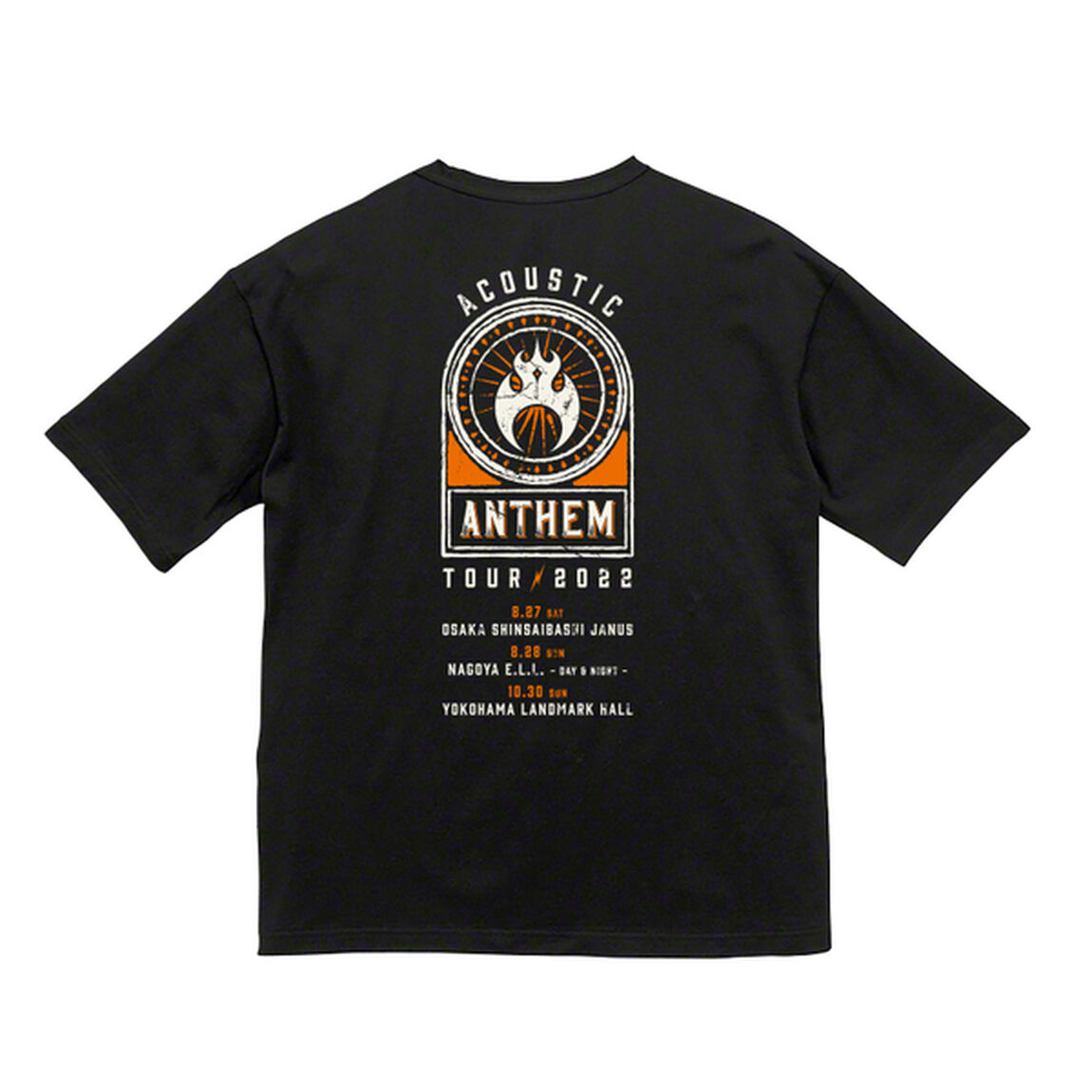 【ANTHEM】ACOUSTIC ANTHEM &rdquo;Tour 2022&rdquo;　BIGシルエットTシャツ（ブラック）Mサイズ
