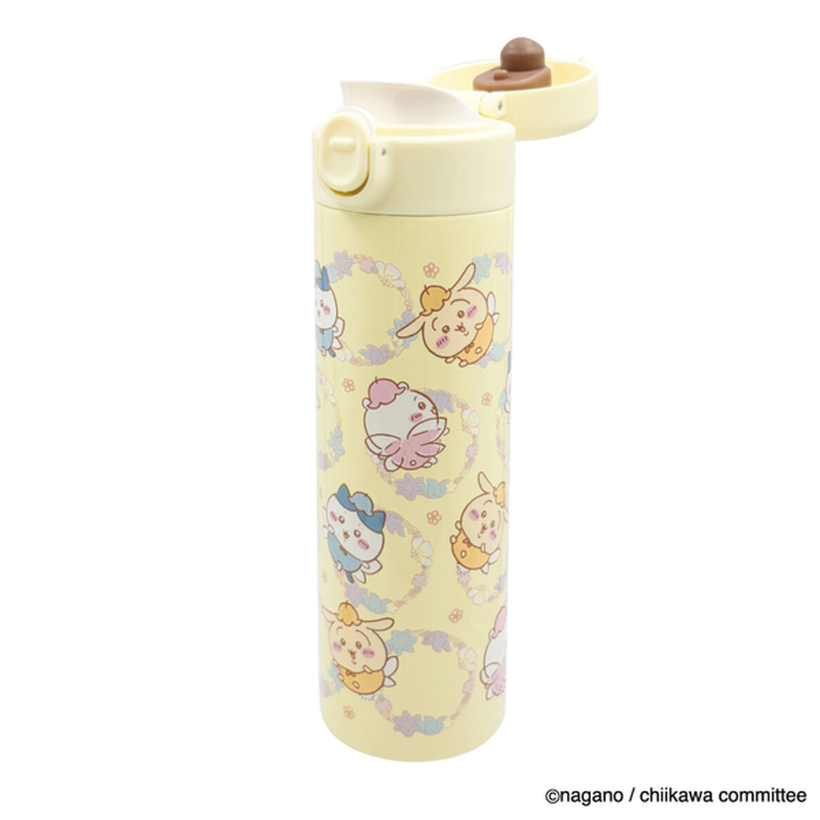 ワンタッチステンレスボトル 500ml　フェアリーフラワー　ちいかわ