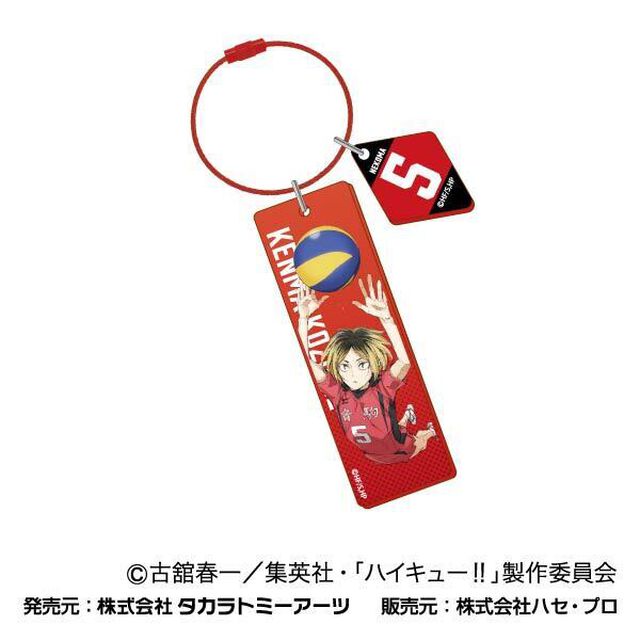 ワイヤープレートキーホルダー 劇場版ハイキュー!! ゴミ捨て場の決戦04 孤爪 研磨（2024年8月以降発売予定）