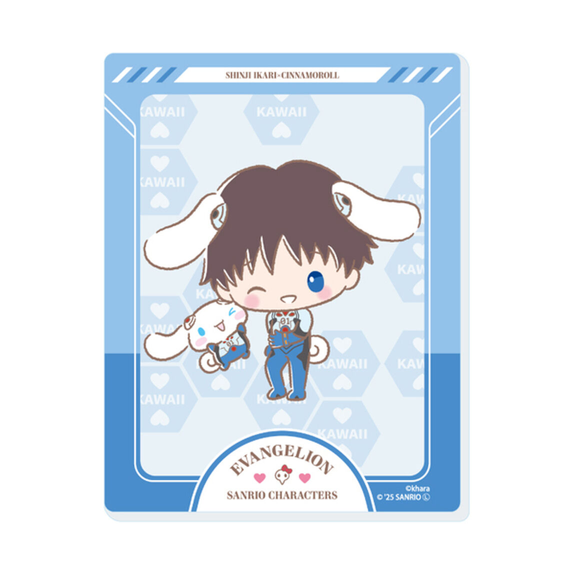 エヴァンゲリオン&times;サンリオキャラクターズ トレーディングアクリルカード パターンA／コンプリートセット（全5種）