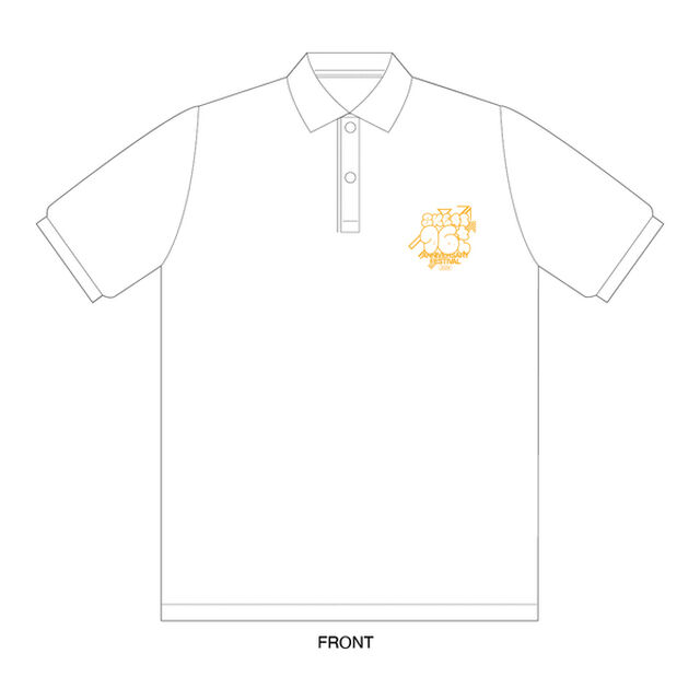 【SKE48】SKE48 16th Anniversary Festival 2024 ポロシャツ（WHITE-L）