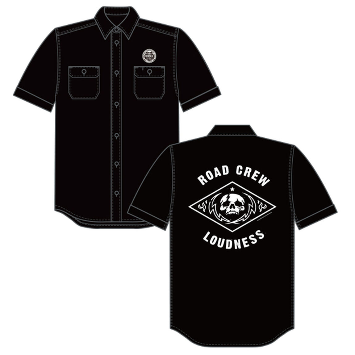 【LOUDNESS】「GEHM2024」GEHMロゴ・ワークTシャツ（XL)