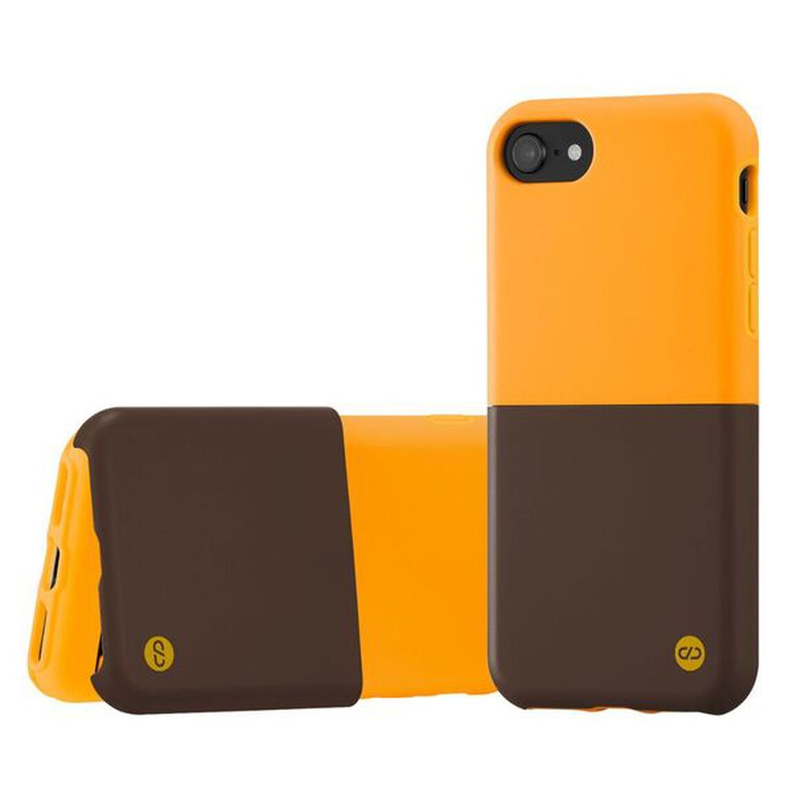 OLE stand II for iPhone SE(第3世代)/SE(第2世代) / 8 / 7 イエロー&times;ブラウン
