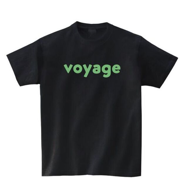 ふかわりょう／voyageTシャツ／ブラック／M