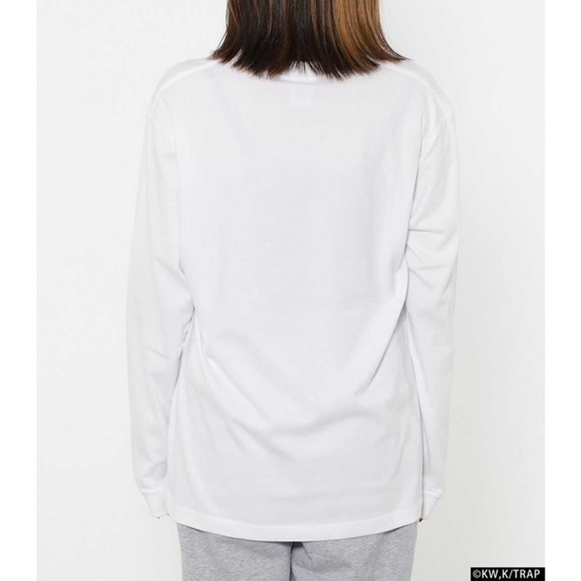 SCENE PHOTO L/S TEE　WHT XL