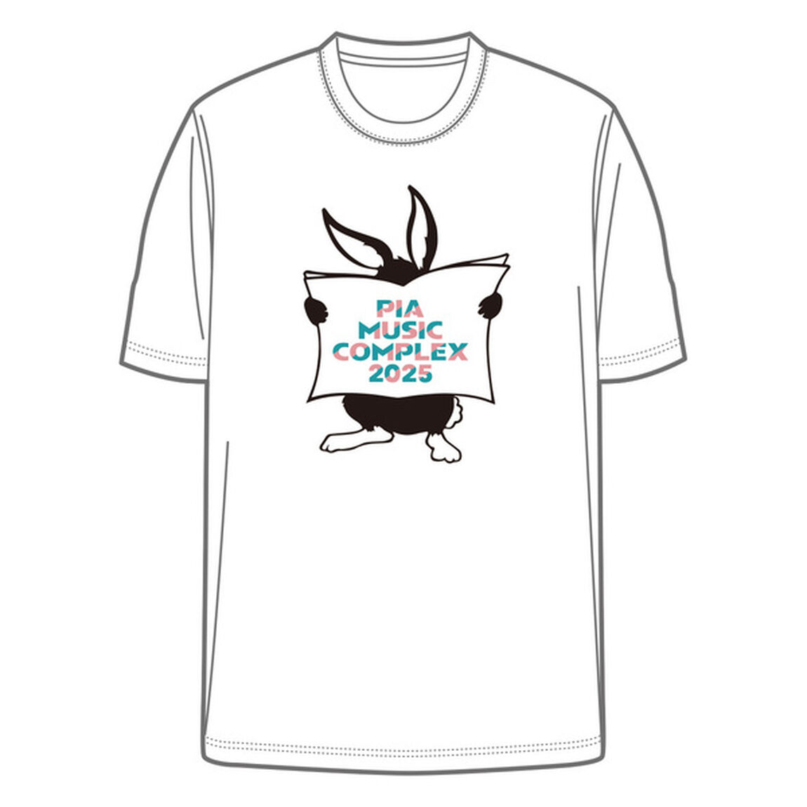 PIA FES 2025 オリジナルロゴTシャツ 白 S