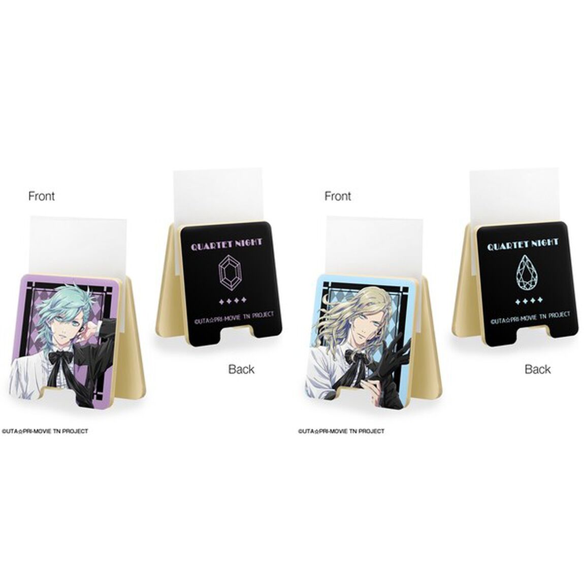 劇場版 うたの☆プリンスさまっ♪ TABOO NIGHT XXXX 木製メモスタンド デザイン03(美風 藍)＆デザイン04(カミュ)（2025年10月中旬以降発売予定）