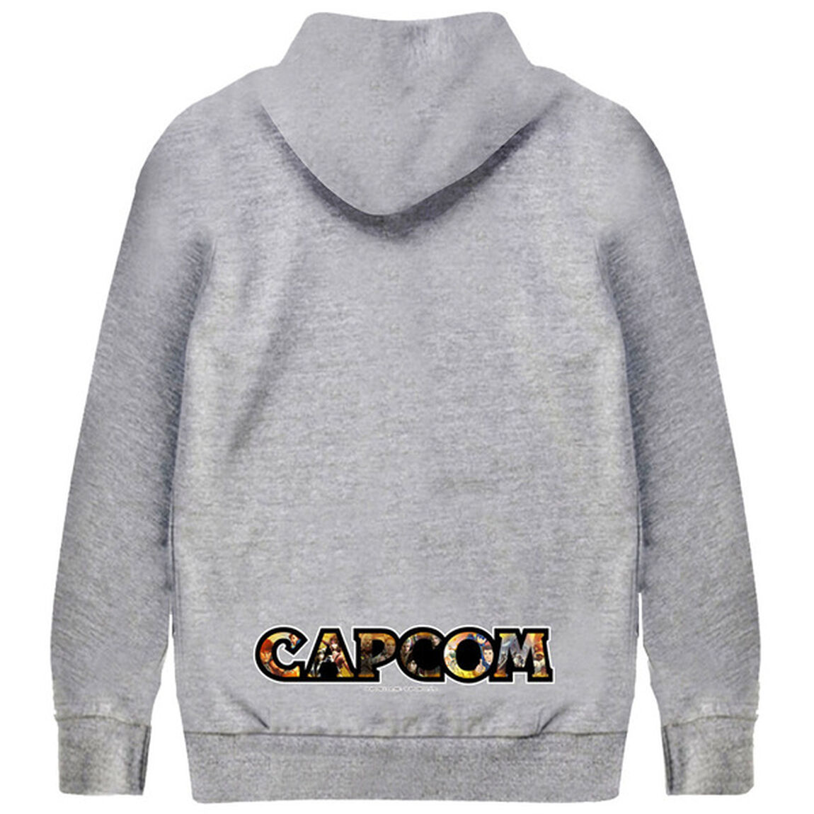 CAPCOMロゴパーカー(オールカプコン）　グレー　Sサイズ