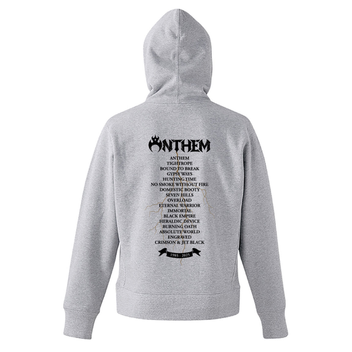【ANTHEM】40th Anniversary Live GOODS ジップアップパーカー（ヘザーグレー）Lサイズ