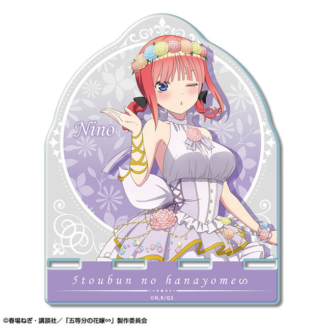 五等分の花嫁∽ アクリルスマホスタンド デザイン02(中野二乃/花の妖精ver.)【描き下ろし】