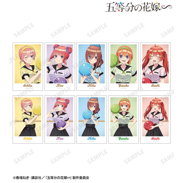 五等分の花嫁∽　描き下ろし ボウラーガールver. トレーディングインスタントカメラ風イラストカード【単品】（2025年3月上旬以降発売予定）
