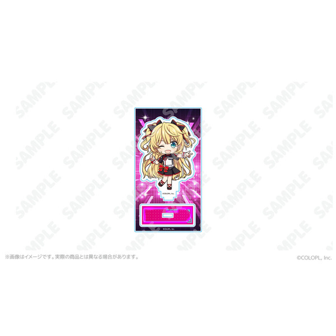 【クイズRPG 魔法使いと黒猫のウィズ】quizミニキャラアクリルスタンド_アリエッタ_130&times;70mm