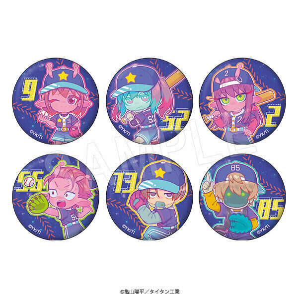 銀河特急 ミルキー☆サブウェイ トレーディング グリッター缶バッジ