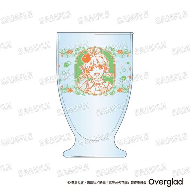 ジュースグラス　クリームソーダver.（中野四葉）　五等分の花嫁（2024年4月中旬発売予定）