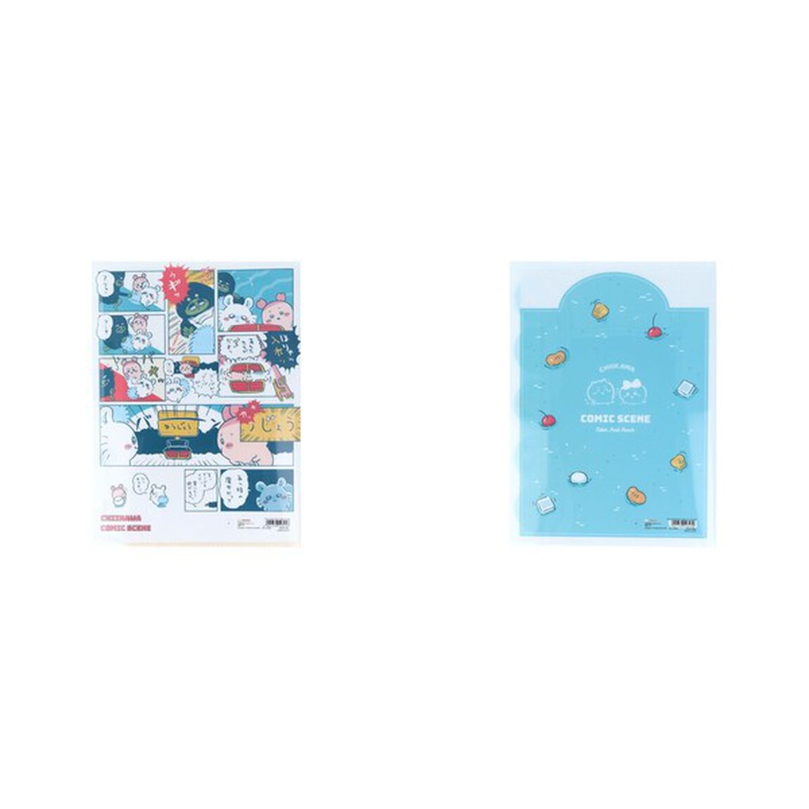 【セット】ダイカットクリアファイル５Ｐ　ちいかわ　ＣＳ　お宝/フルーツポンチ