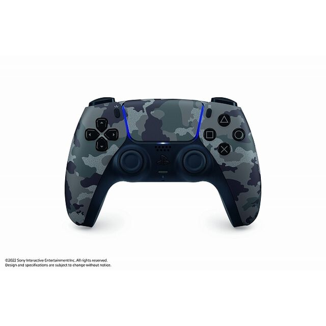 PS5　DualSense ワイヤレスコントローラー グレー カモフラージュ