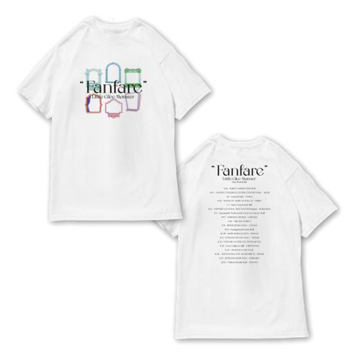 Little Glee Monster/Fanfare ツアーTシャツ/ホワイト/S