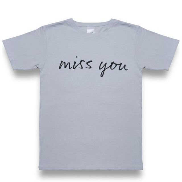 Mr.Children tour 2024 miss you arena tour/and you Tシャツ グレーホワイト XL