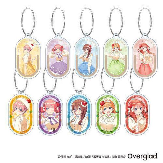 トレーディングアクリルキーホルダー　クリームソーダver.　五等分の花嫁　BOX（2023年9月上旬以降発売予定）