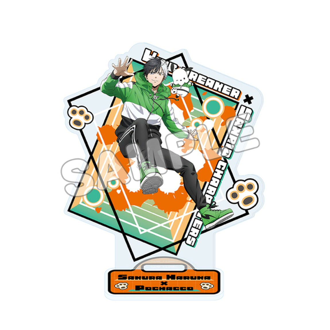 WIND BREAKER&times;サンリオキャラクターズ2 アクリルスタンド 桜遥&times;ポチャッコ