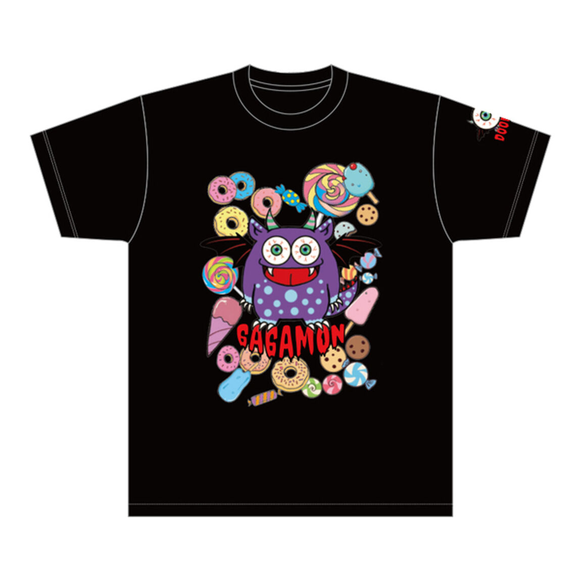 【DooDooDooMiuMiuMiu】GAGAMON Tシャツ BLACK  Mサイズ