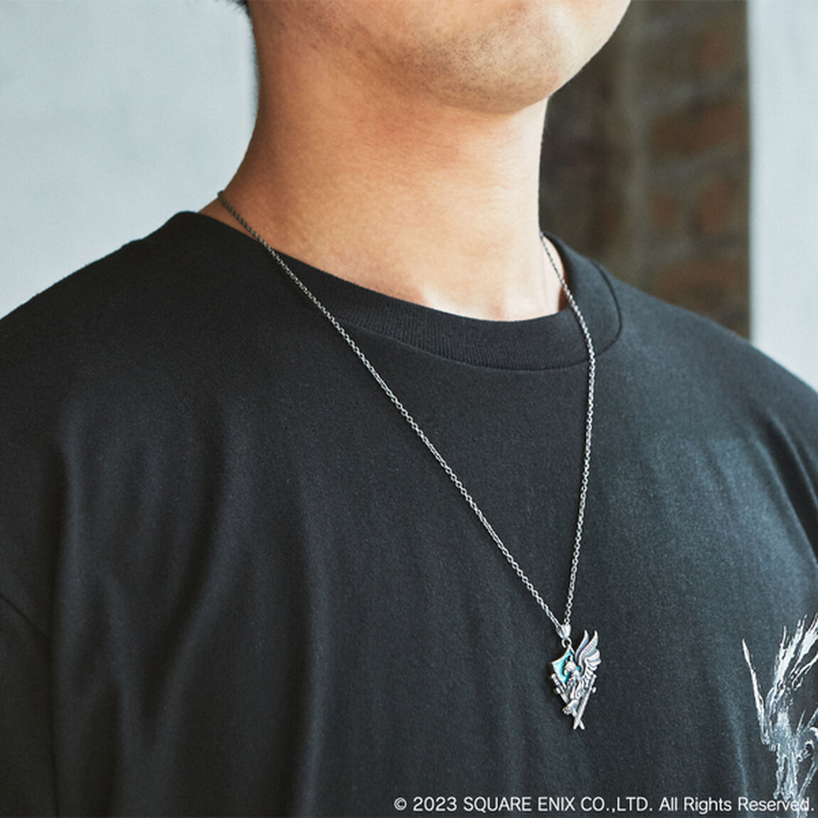 FINAL FANTASY XVI Wings of Promise Silver Pendant