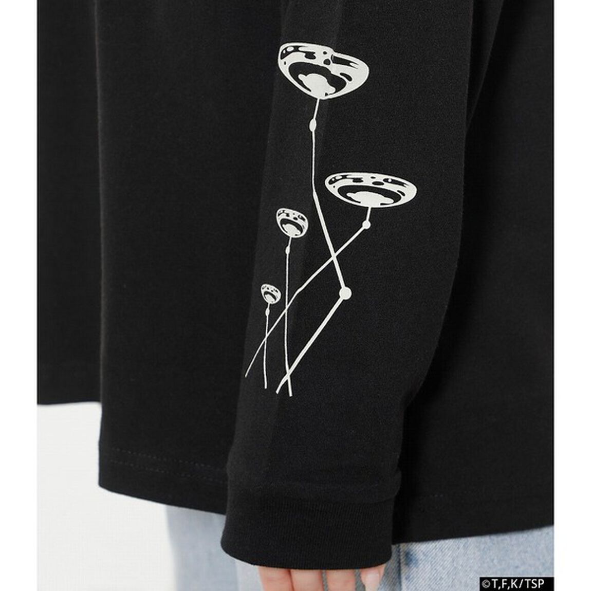 BAMEN L/S TEE PROBABILITY 3.14 BLK M