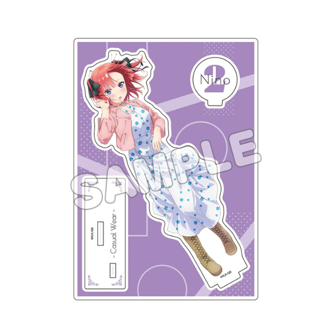 五等分の花嫁∽／アクリルスタンドコレクション_私服／中野二乃（2024年10月以降発売予定）