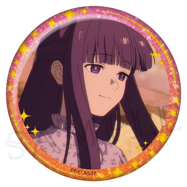 葬送のフリーレン グリッター缶バッジ　フェルンA