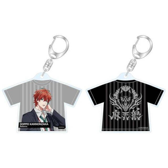 「ヒプノシスマイク」Tシャツアクリルキーホルダー　観音坂独歩（2023年12月以降発売予定）