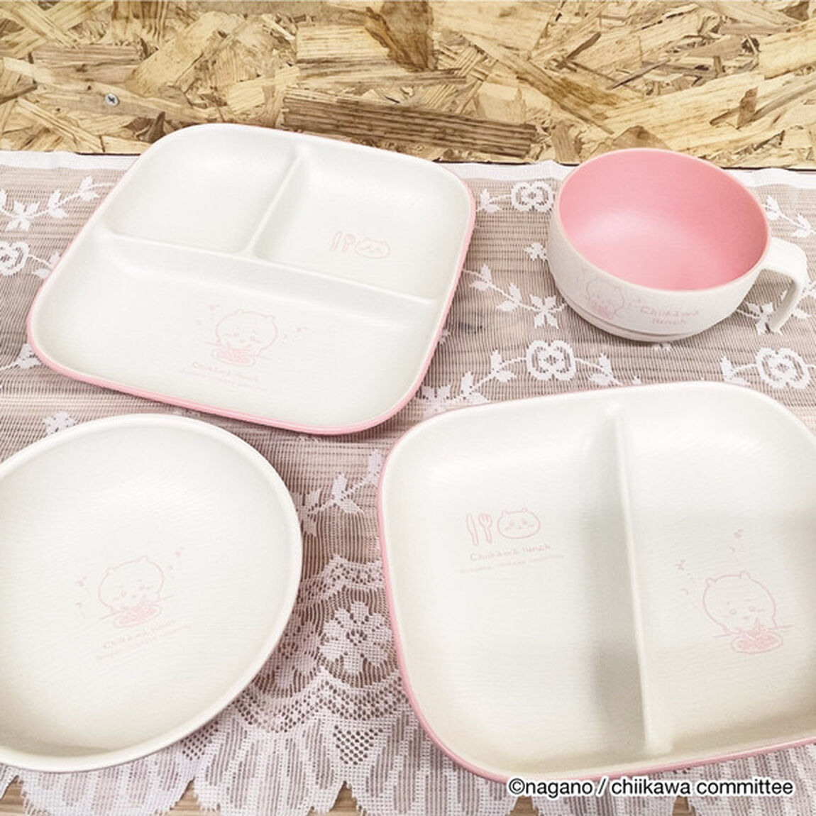 スクエアワンプレートS　ちいかわ