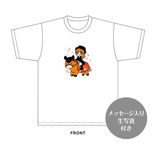 【SKE48】太田彩夏 生誕記念Tシャツ(XXL)＆メッセージ入り生写真（2026年8月度）