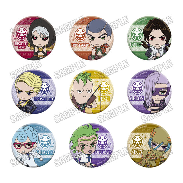 アニメ『ジョジョの奇妙な冒険 黄金の風』 ミニキャラ缶バッジコレクション【RE】vol.3【BOX】（2025年11月以降発売予定）