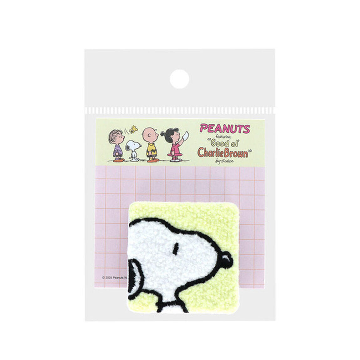 もこもこクリップ付メモ　PEANUTS Petit Collection４　ホワイト