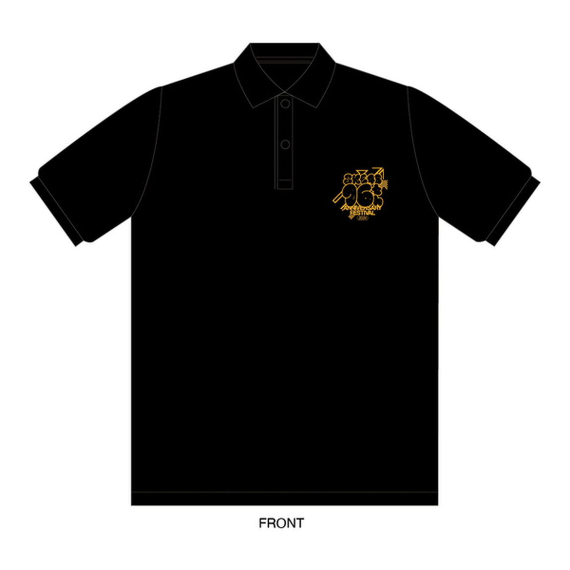 【SKE48】SKE48 16th Anniversary Festival 2024 ポロシャツ（BLACK-XXL）
