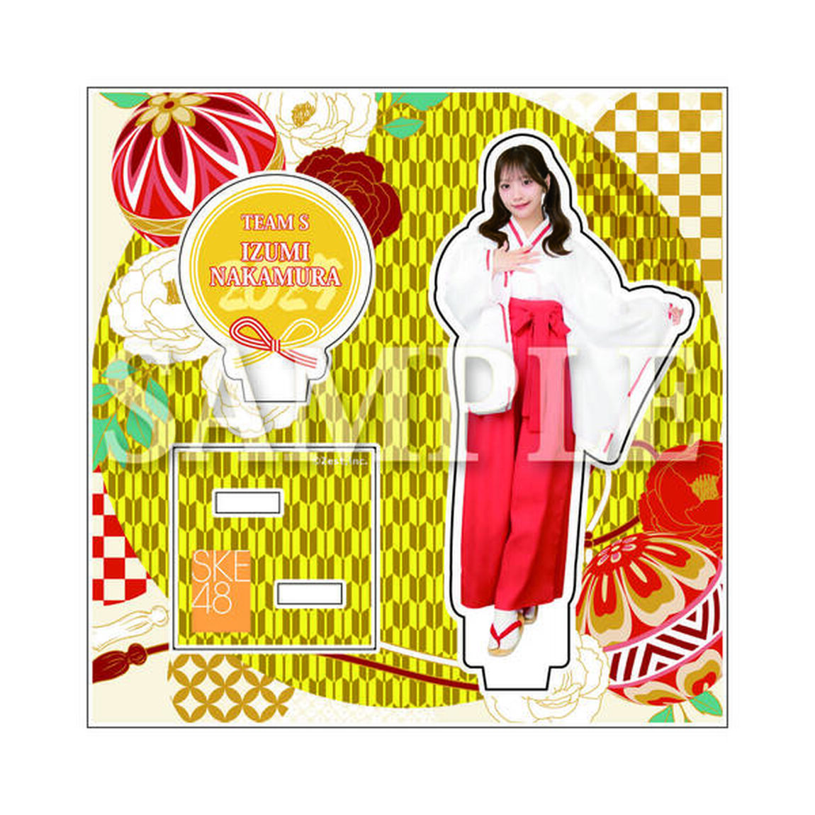 【SKE48】 2024-25 年末年始グッズ アクリルスタンド チームS 仲村 和泉