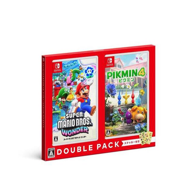 Nintendo Switch 『スーパーマリオブラザーズ ワンダー・ピクミン４』ダブルパック