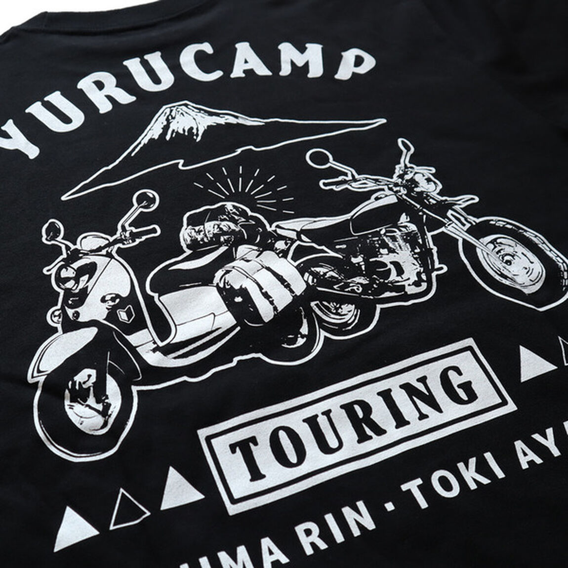 ゆるキャン△ TOURING Tシャツ　ブラック　M（再販）