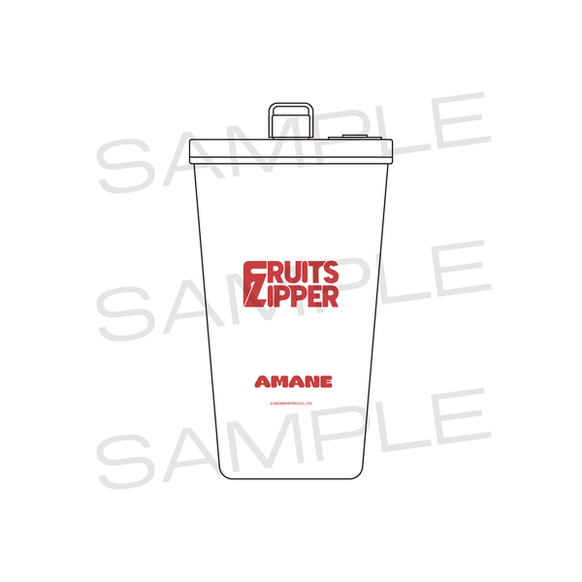 【FRUITS ZIPPER】ステンレスタンブラー 月足天音（セブンネット限定）