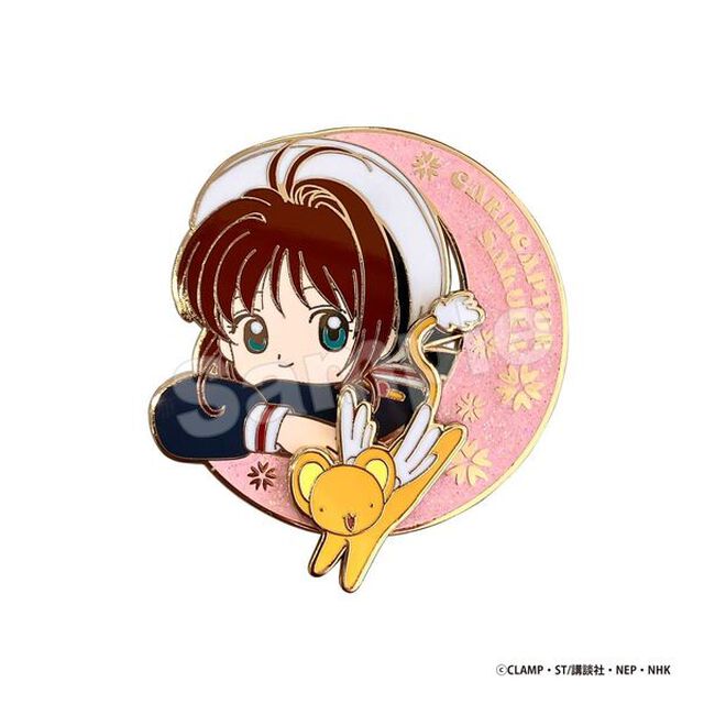 コレクションピンバッジ　さくら＆ケロちゃん　カードキャプターさくら