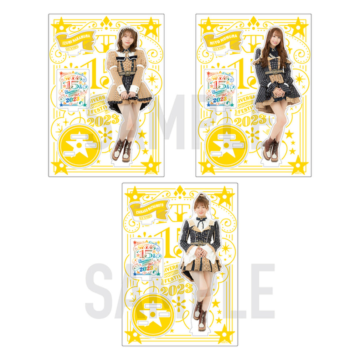 【SKE48】15松本慈子 アクリルスタンド（15th Anniversary ver.）