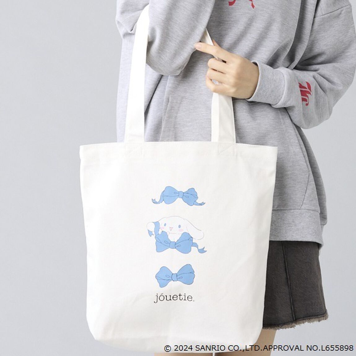【セブンネット限定】シナモロール&times;jouetie　トート　ホワイト