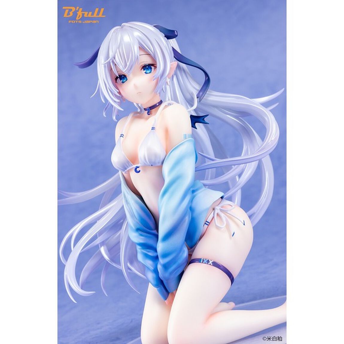 米白粕氏オリジナルイラスト「あくあちゃん」1/7スケール 塗装済み完成品(2021年8月発売)