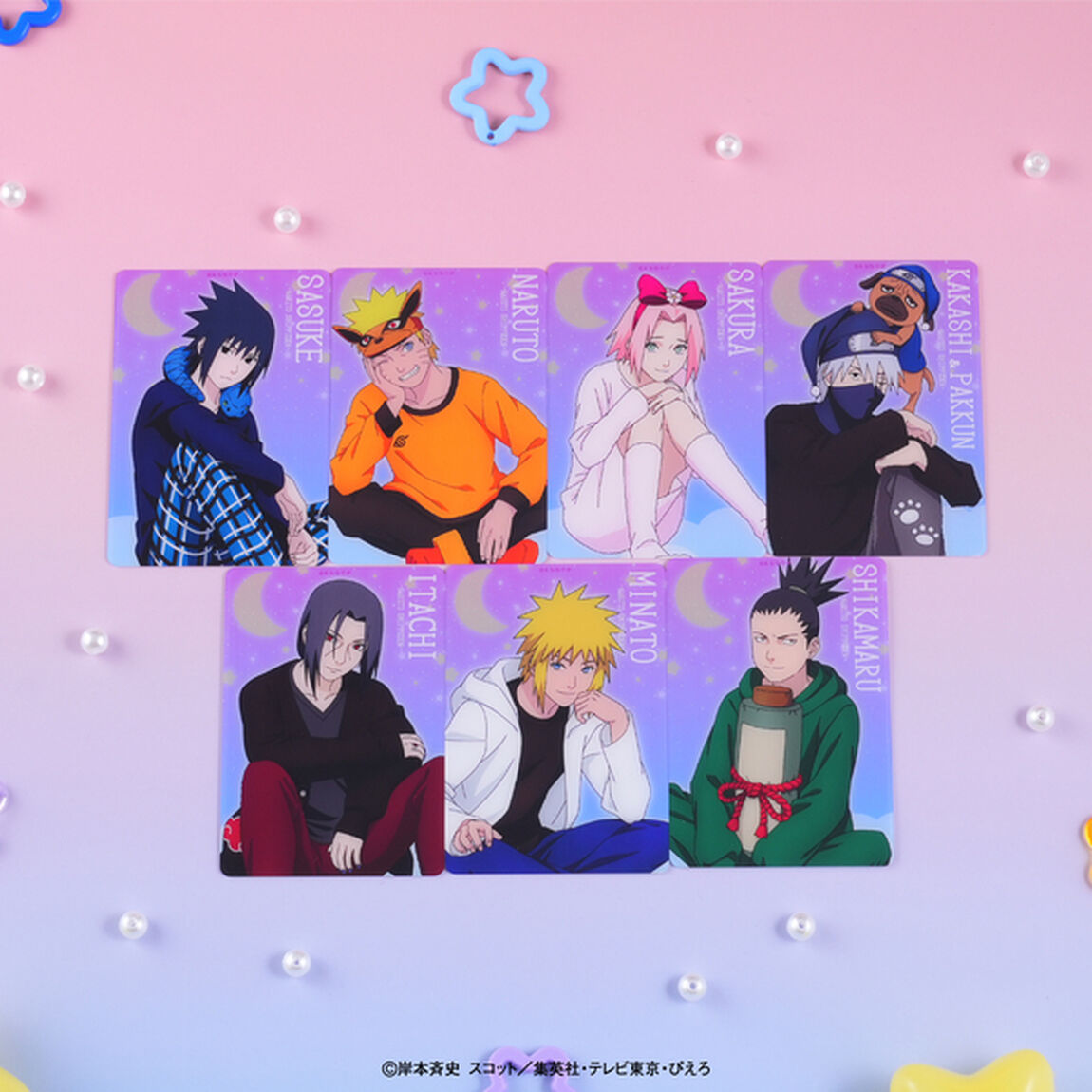 NARUTO-ナルト- 疾風伝　トレーディングクリアプレート　描き下ろしパジャマver. BOX(全14種)