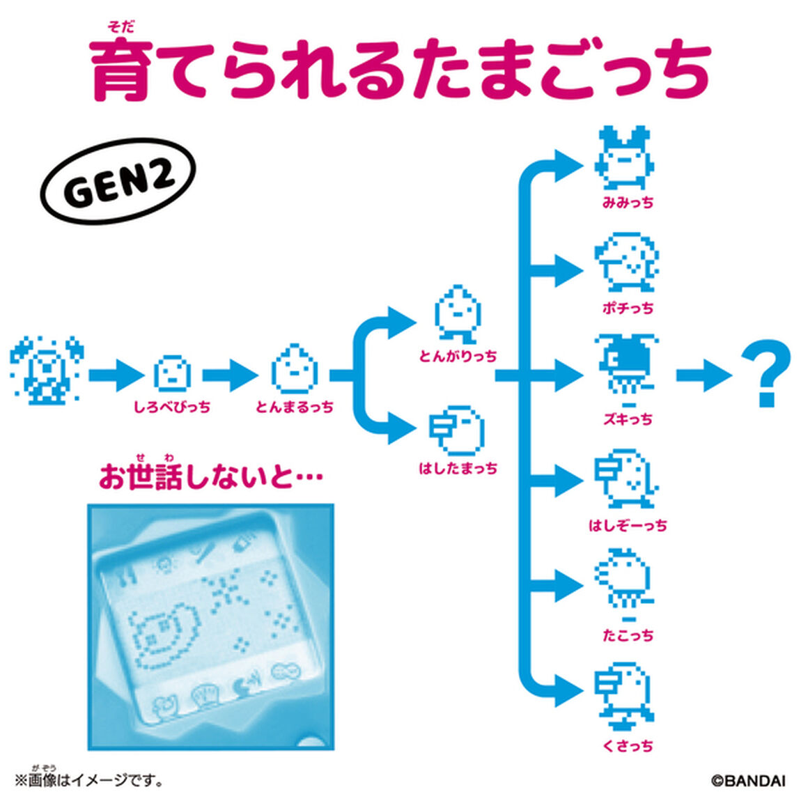 Original Tamagotchi Bright Garden