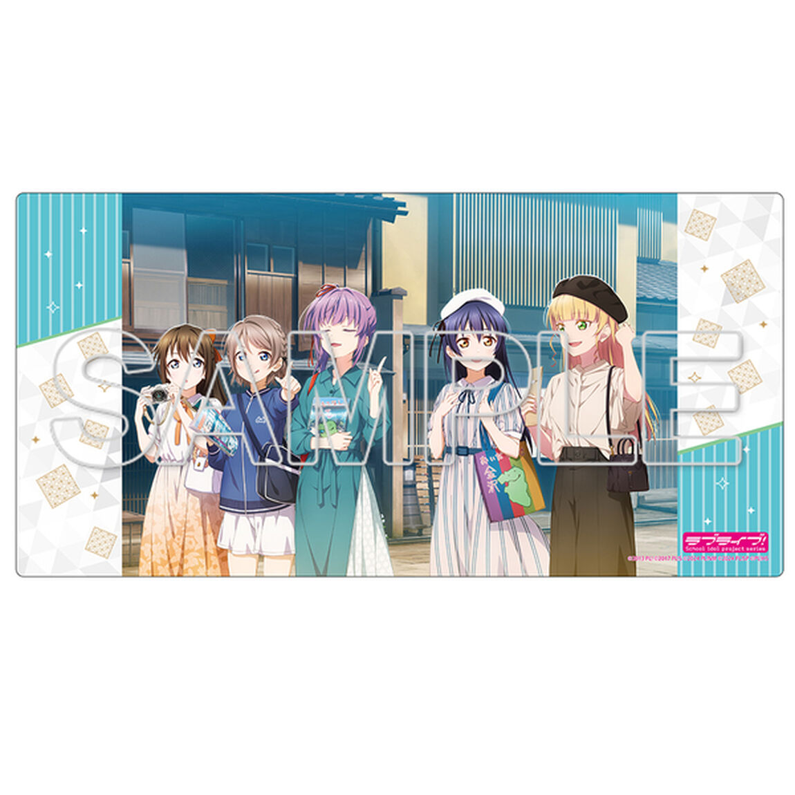 ラブライブ！シリーズ おでかけラブライブ！デスクマット 海未＆曜＆しずく＆すみれ＆梢
