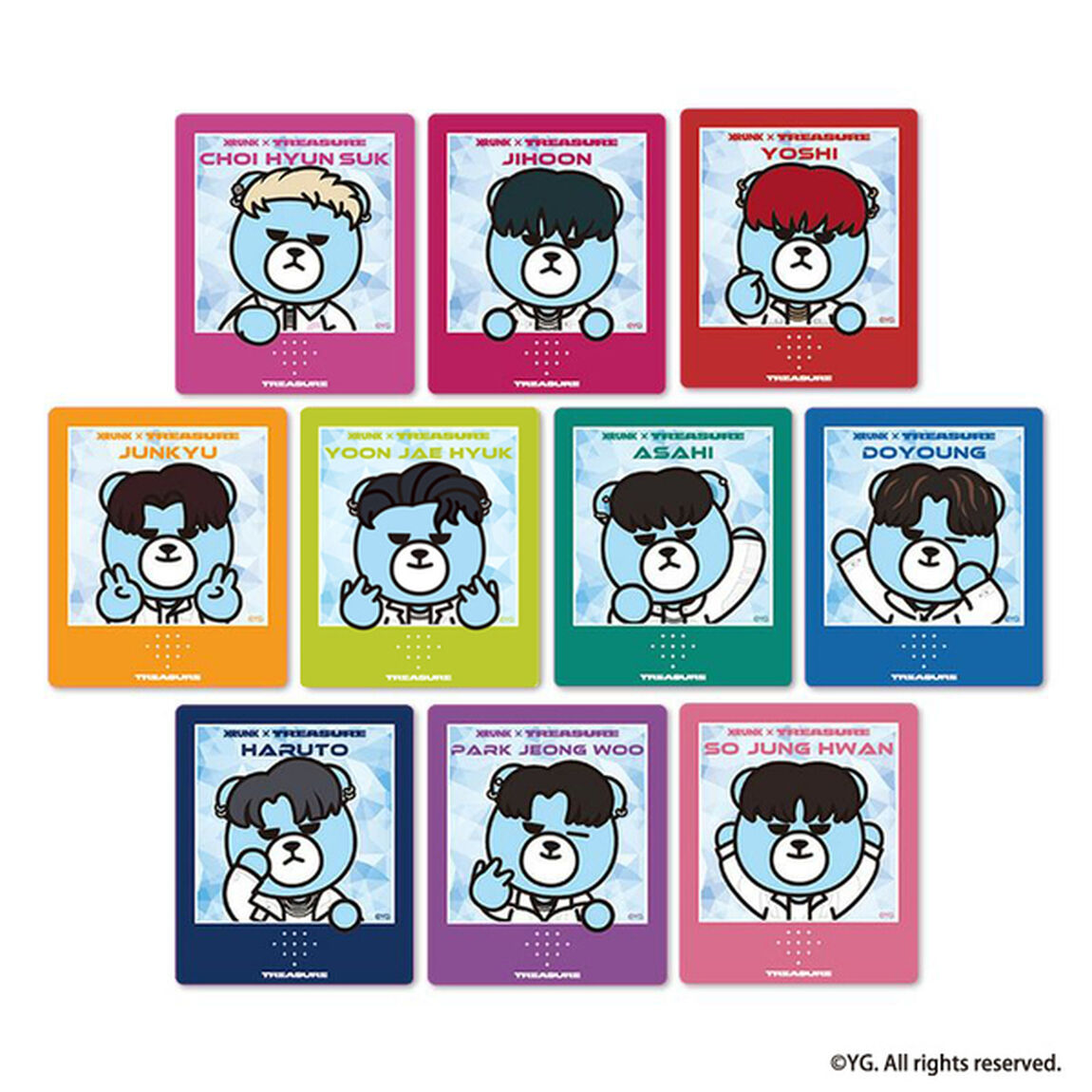 KRUNK&times;TREASURE インスタントフォトマグネット【単品】